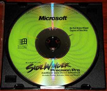 Microsoft SideWinder Precison Pro v2.0 Treiber-CD 1997