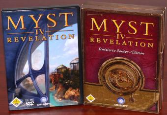 Myst IV Revelation Limitierte Sonder-Edtion 2x PC/MAC DVD-ROMs inkl. Bonus-CD & Spielkarten-Set Ubisoft 2004