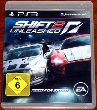 Need for Speed - Shift 2 Unleashed - Sony PlayStation 3 (PS3) Blu-Ray Disc Spiel Electronic Arts 2011