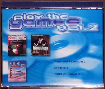 Play the Game Vol. 2 Spielesammlung Command & Conquer 2, Gangsters, Flight Unlimited 2, Electronic Arts/Infogrames/Eidos 1997-98