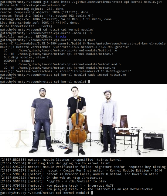 Netcat: Musikalbum als Linux-Kernel-Modul veröffentlicht