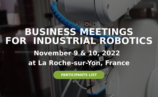 Business meetings for industrial robotics France